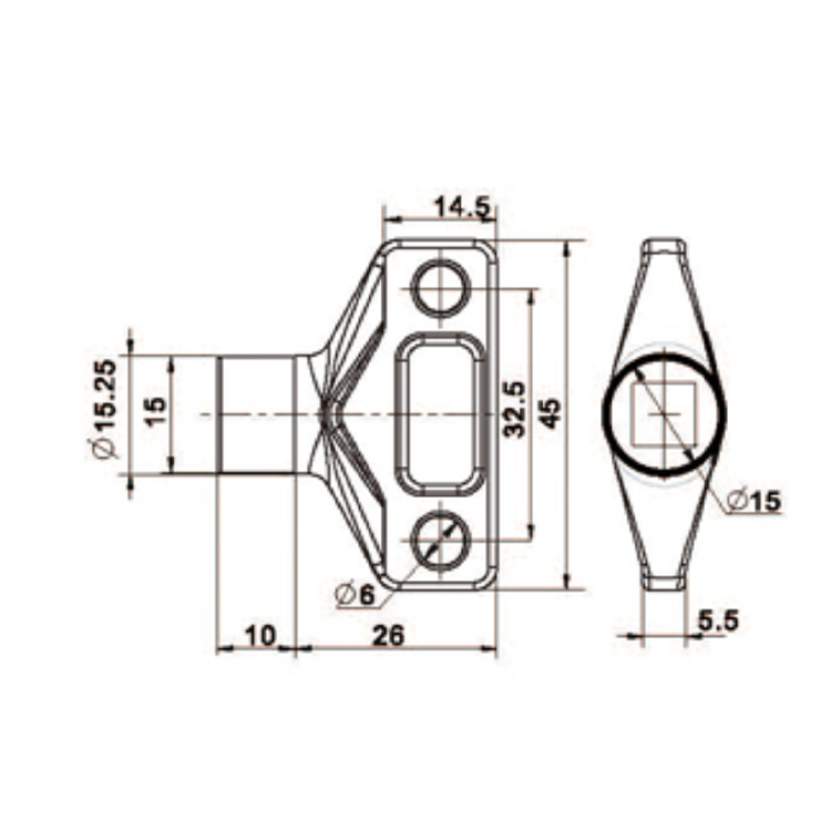 Alet Tipi Plastik Anahtar-3705-4