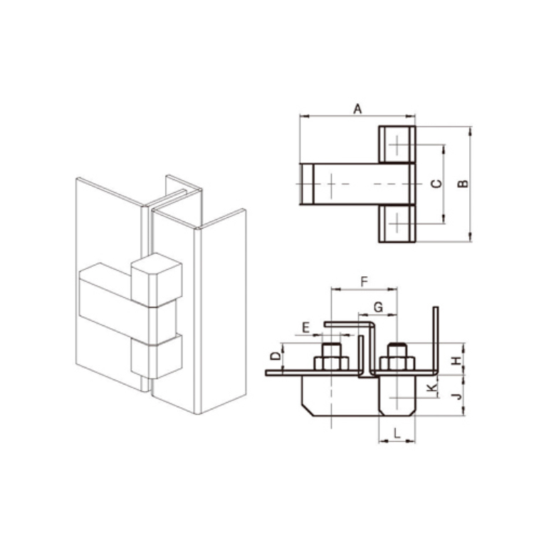 Düz Menteşe-B2206-3;4